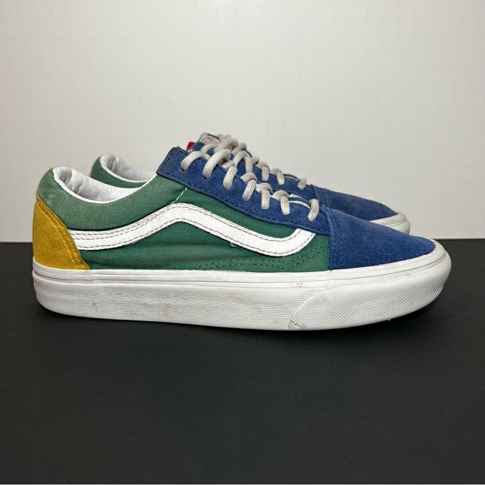 Womens VANS Yacht Club Old Skool Multicolor Low Top Sneakers / Size 6 - Picture 2 of 10